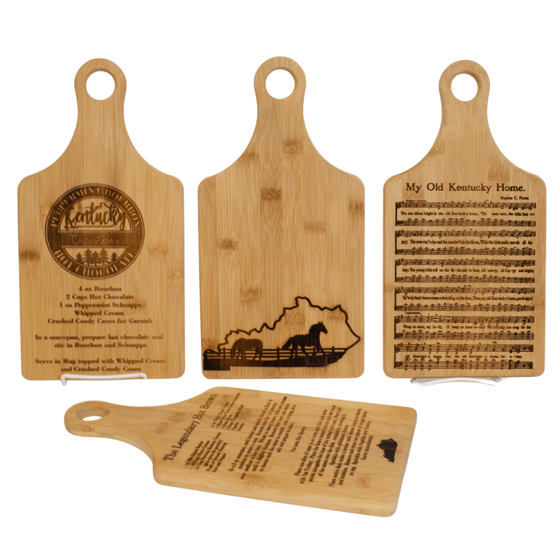 The Legendary Hot Brown Recipe Bamboo Cutting Board - A Taste of Kentucky