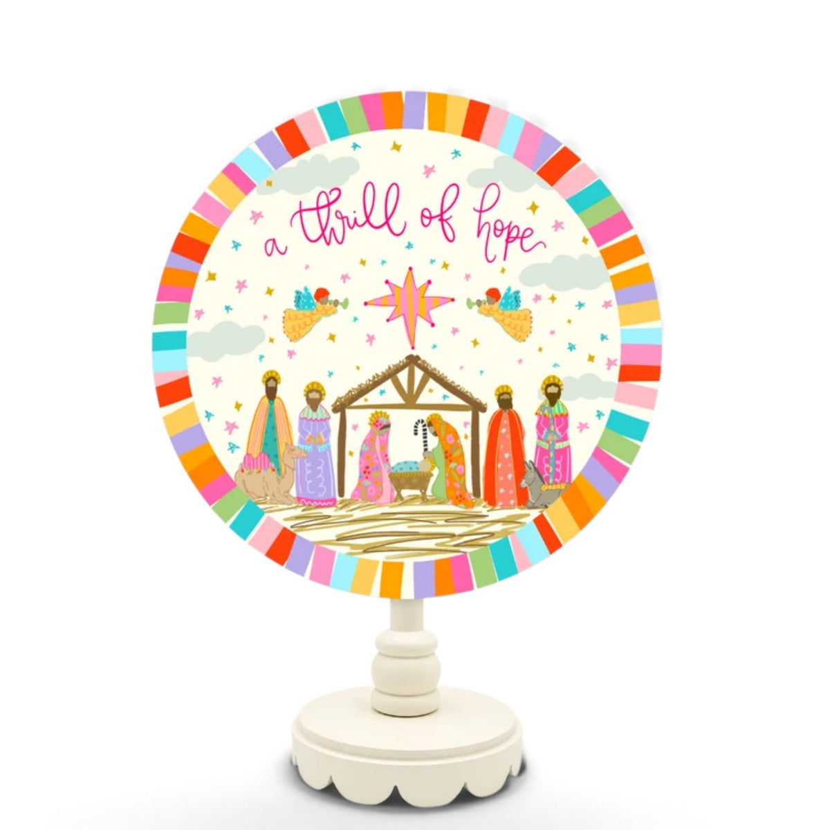 Interchangeable Decorative Sign Topper – 12" Seasonal & Holiday Designs (Base Sold Separately) - A Taste of Kentucky