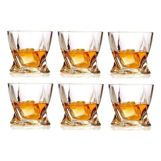 Twisted Crystal Old Fashioned Whiskey Glass - A Taste of Kentucky