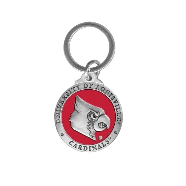 University of Louisville Pewter Key Chain | Made in USA Gift - A Taste of Kentucky