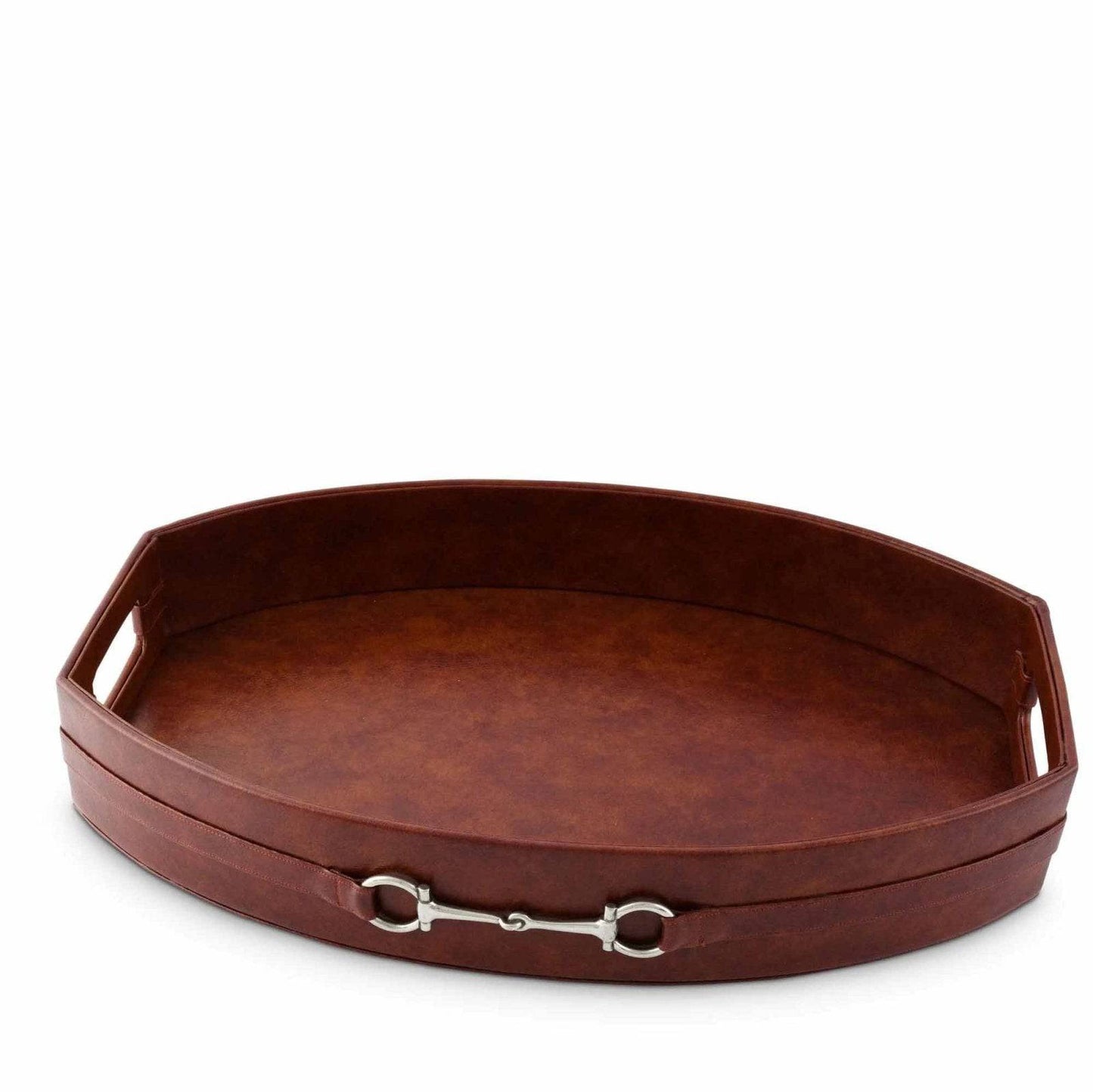 Vagabond House Equestrian Vegan Leather Tray - A Taste of Kentucky