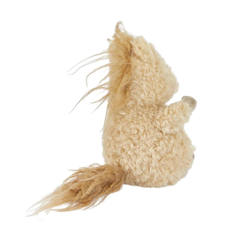 Wee Pony Boy plush toy with a textured body and tail on a white background