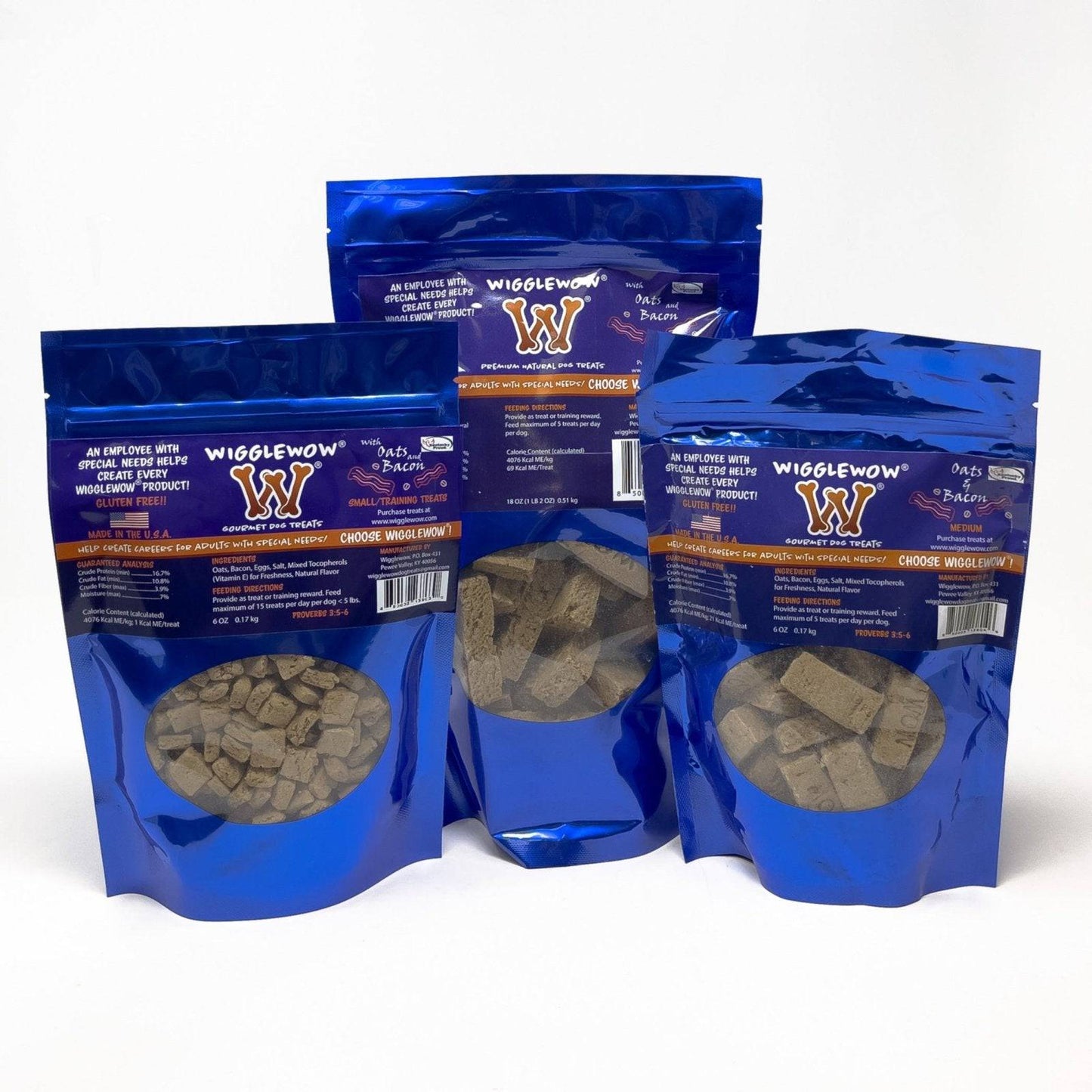 Wigglewow® Bagged Dog Treats - A Taste of Kentucky
