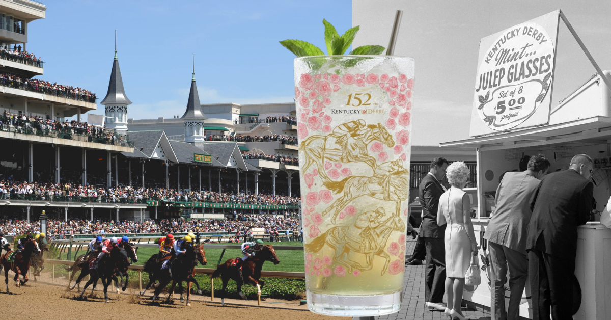 History of the Kentucky Derby Mint Julep Glass