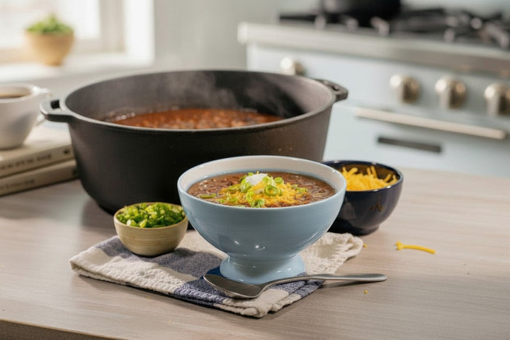 A warm bowl of chili.