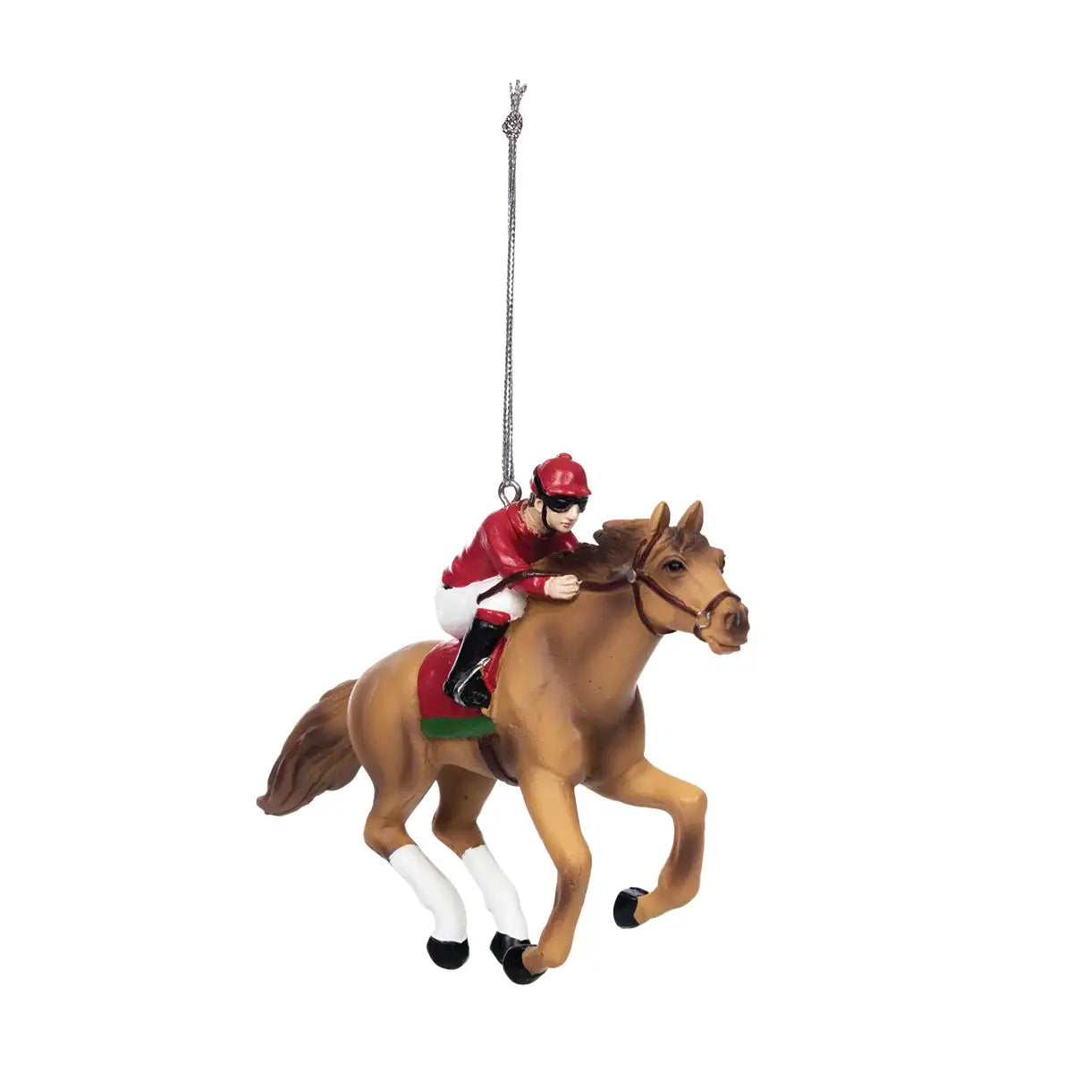 Christmas Race Horse Ornament