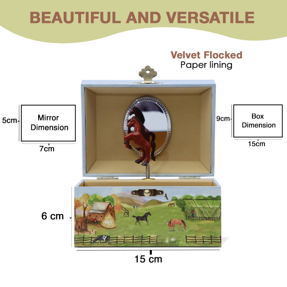 Country Horse Jewelry Box: Christmas 2025 Gift | Wholesale - A Taste of Kentucky