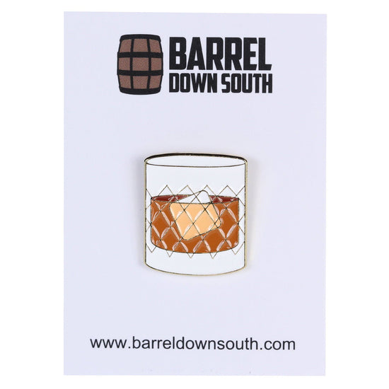 Bourbon on the Rocks Lapel Pin - A Taste of Kentucky