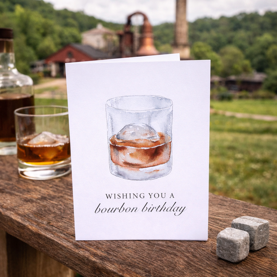 Bourbon Birthday Card