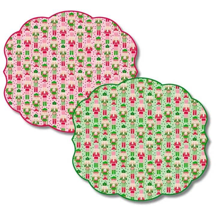 Nutcracker Double-Sided Paper Placemats (Set of 12) - A Taste of Kentucky
