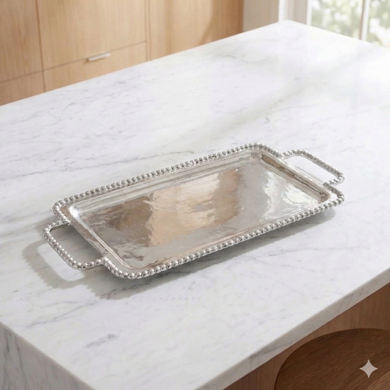 Rectangle Alum Beaded Tray - A Taste of Kentucky