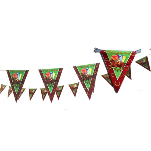A Day at the Races Kentucky Derby Pennant Banner - A Taste of Kentucky