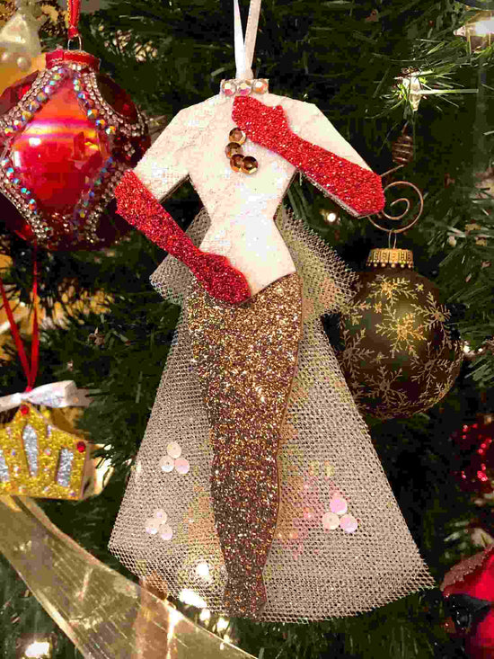 Heather French Henry Christmas Ornaments - chorus girl