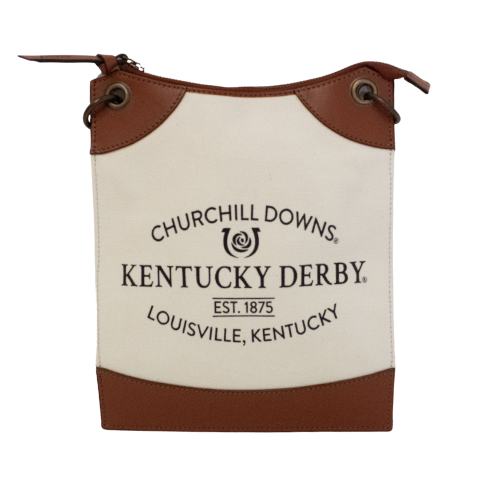Churchill Downs Kentucky Derby Canvas Crossbody Bag - A Taste of Kentucky