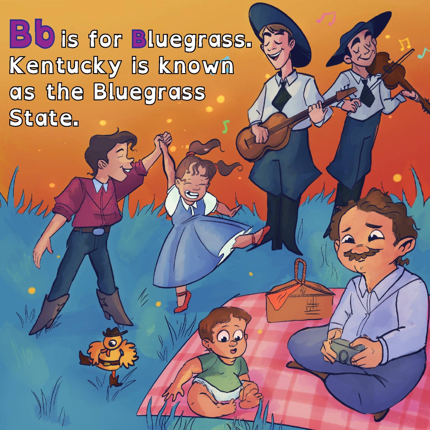 ABC Kentucky - Kids' Learning Book - A Taste of Kentucky