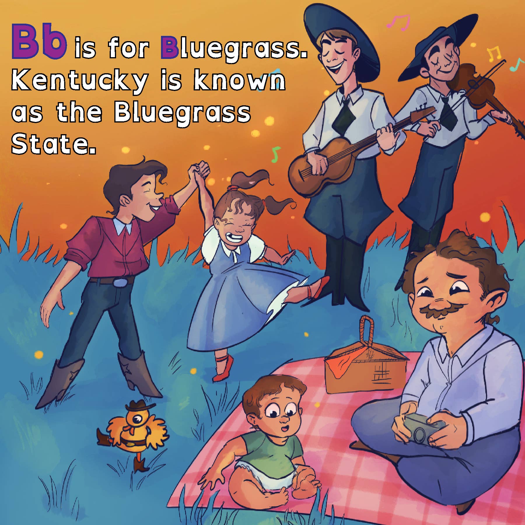ABC Kentucky - Kids' Learning Book - A Taste of Kentucky