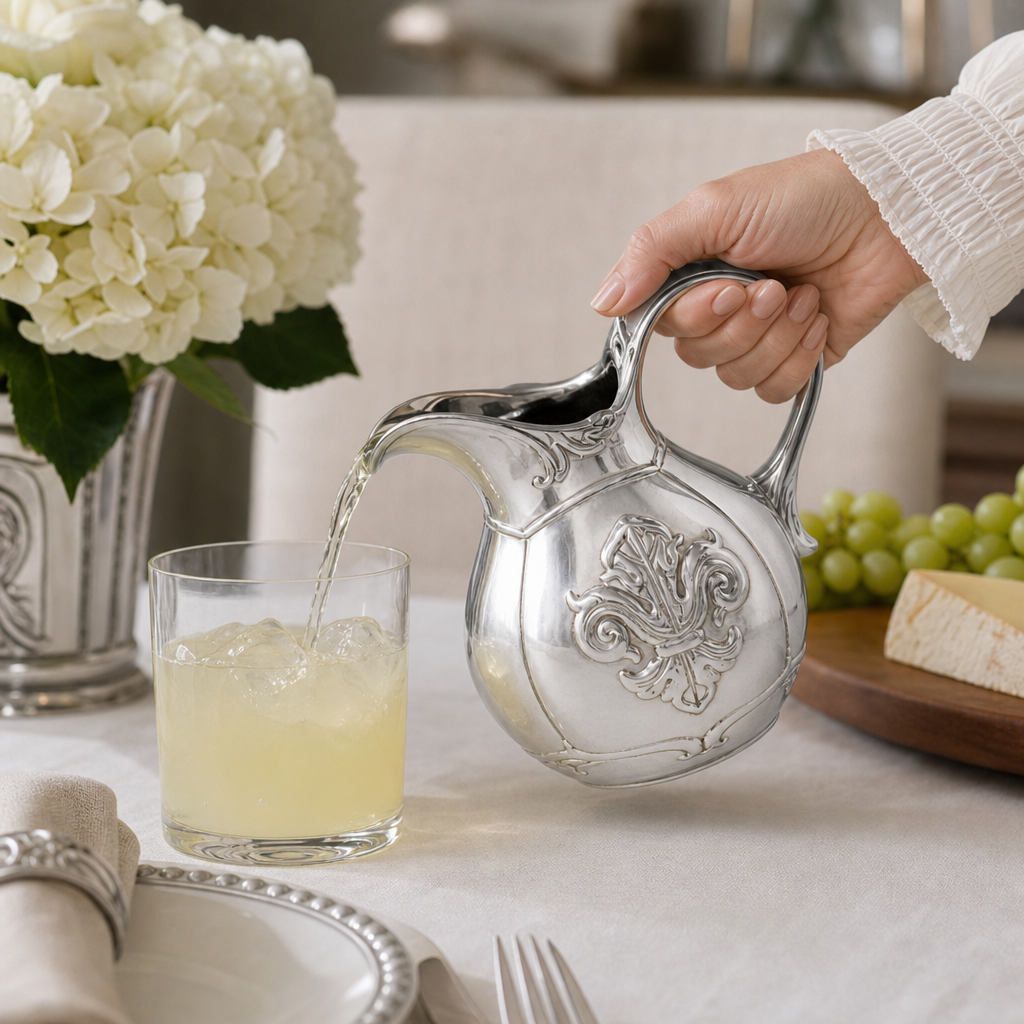 Fleur-De-Lis Pitcher Small - A Taste of Kentucky