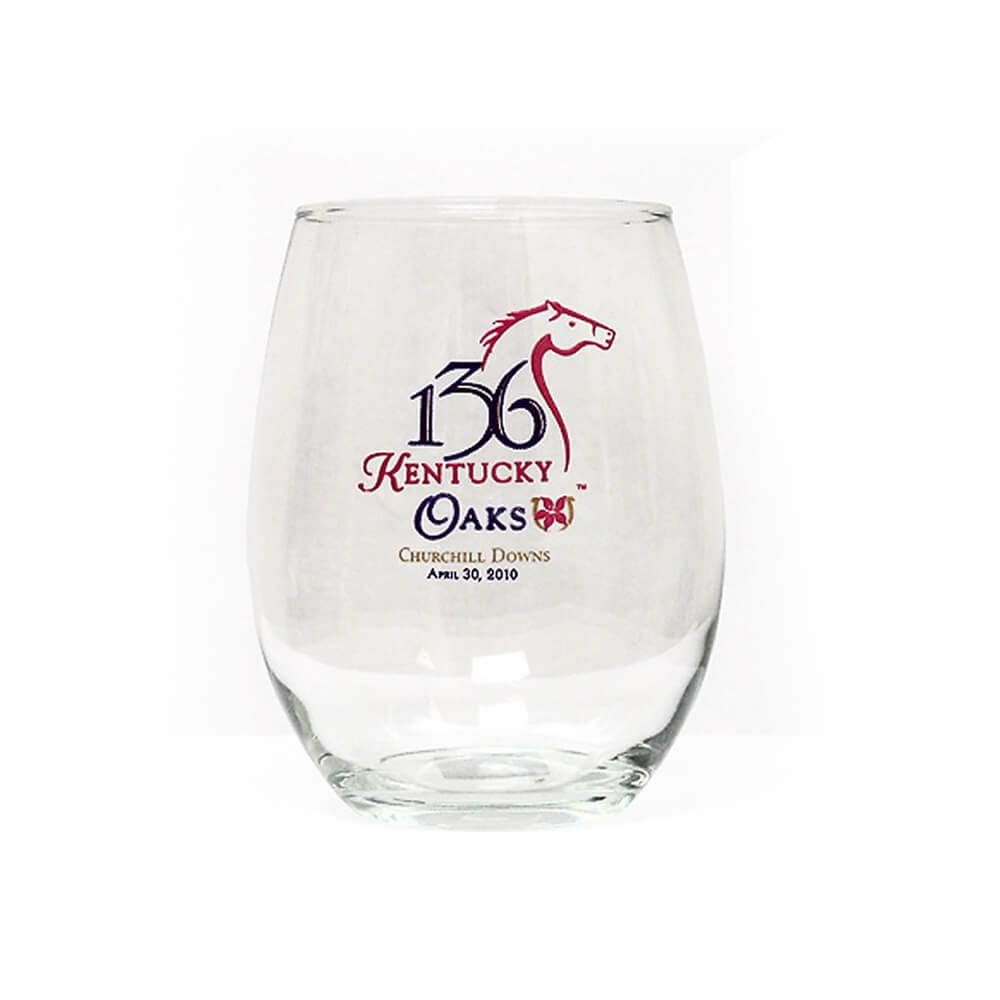 2010 Official 136th Kentucky Oaks Glass