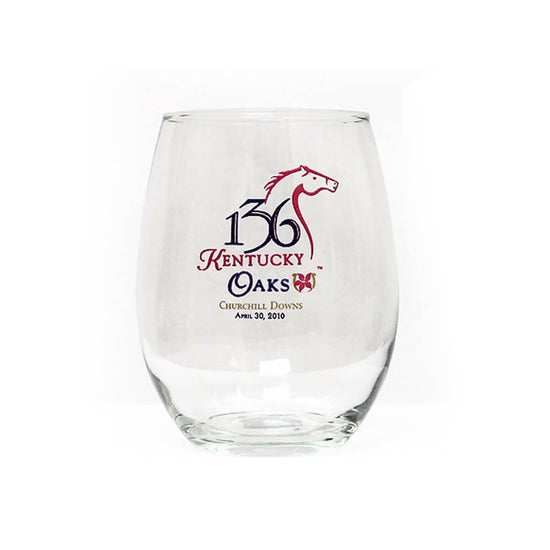 2010 Official 136th Kentucky Oaks Glass