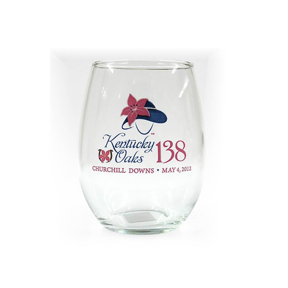2012 Official 138th Kentucky Oaks Glass