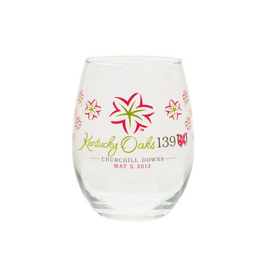2013 Official 139th Kentucky Oaks Glass