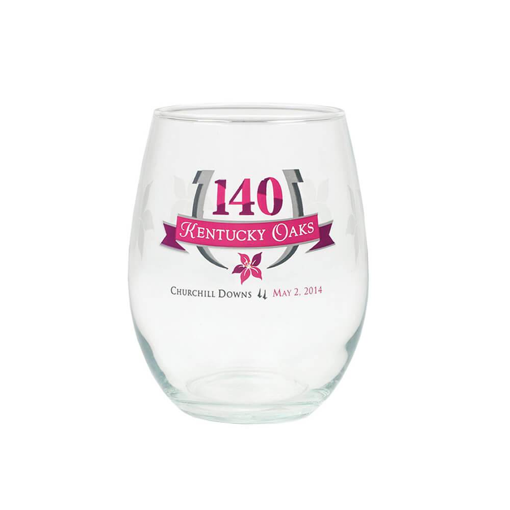 2014 Official 140th Kentucky Oaks Glass