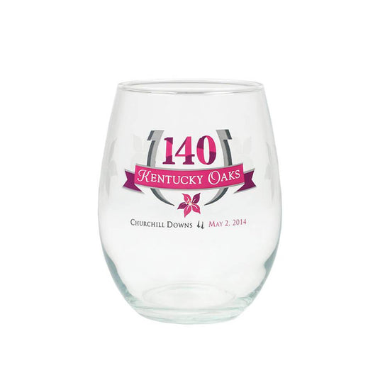 2014 Official 140th Kentucky Oaks Glass