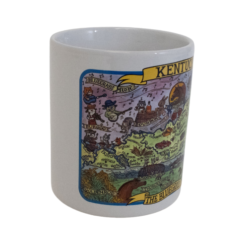 Winner Horse &amp; Kentucky Map Mug - A Taste of Kentucky