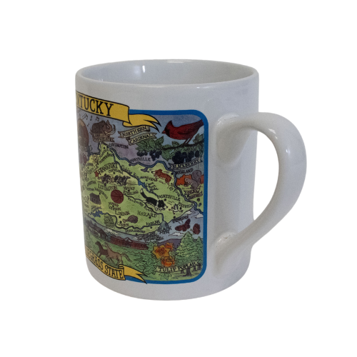 Winner Horse &amp; Kentucky Map Mug - A Taste of Kentucky