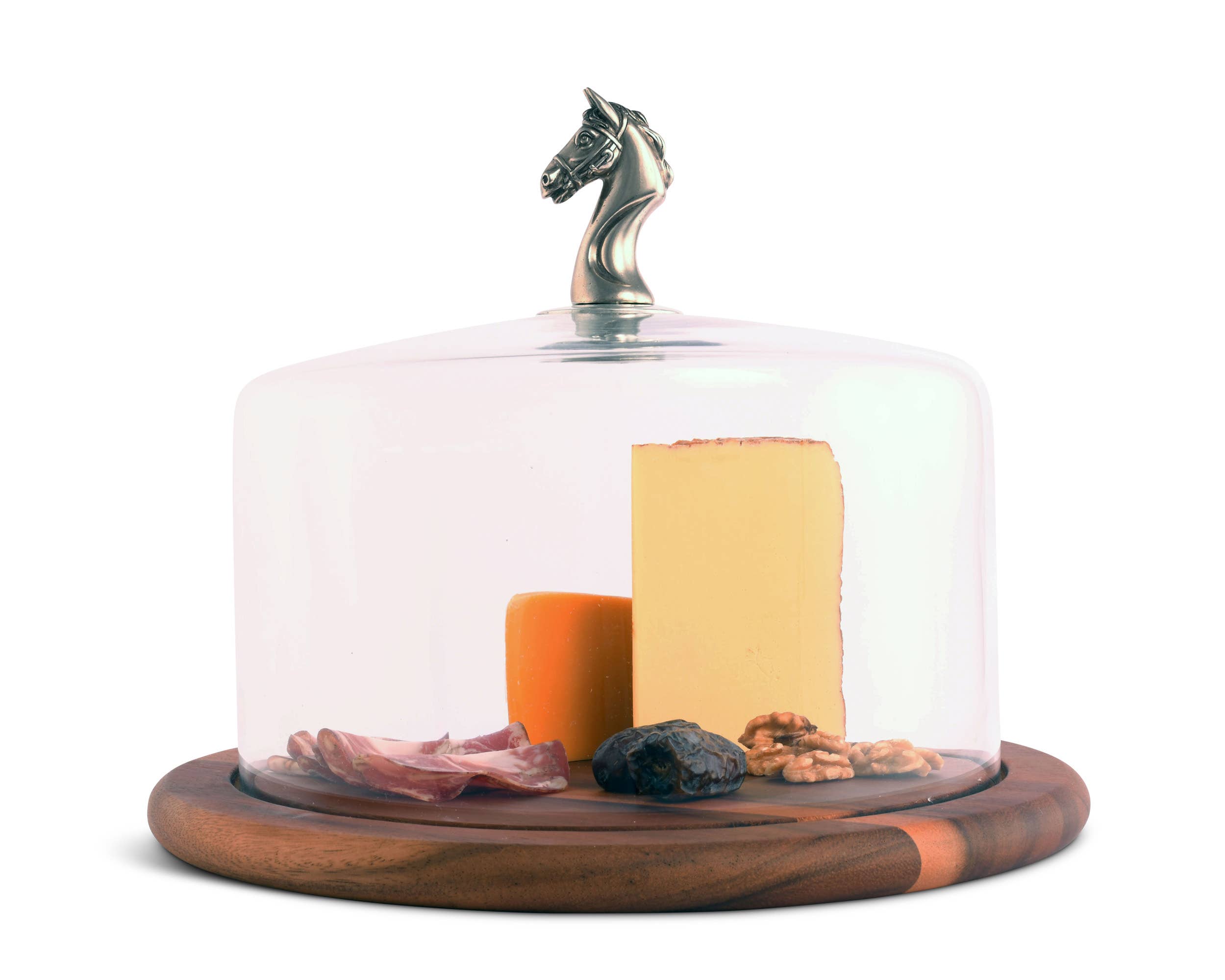 Horse Glass Covered Cheese Wood Board - A Taste of Kentucky