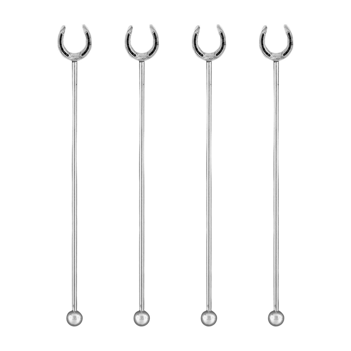 4-Piece Horseshoe Swizzle Stick - A Taste of Kentucky