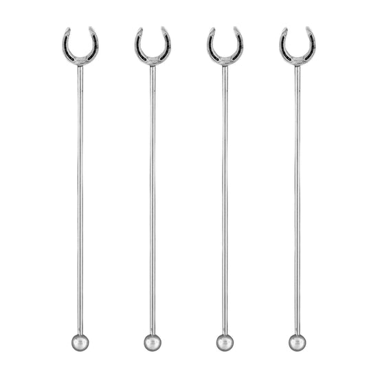 4-Piece Horseshoe Swizzle Stick - A Taste of Kentucky