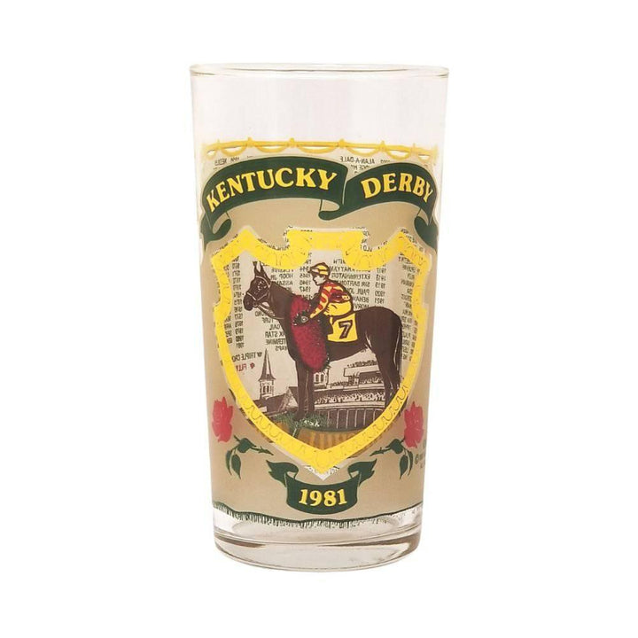 1981 Official 107th Kentucky Derby Mint Julep Glass - A Taste of Kentucky