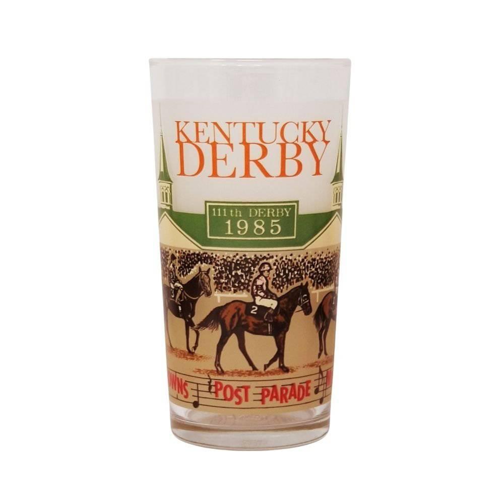 1985 Official 111st Kentucky Derby Mint Julep Glass - A Taste of Kentucky