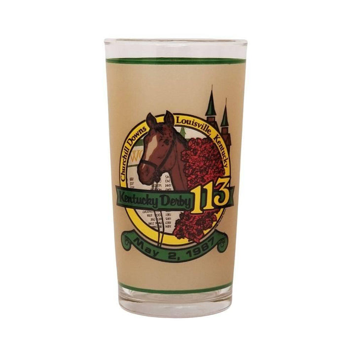 1987 Official 113rd Kentucky Derby Mint Julep Glass - A Taste of Kentucky