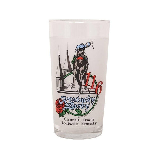 1990 Official 116th Kentucky Derby Mint Julep Glass - A Taste of Kentucky