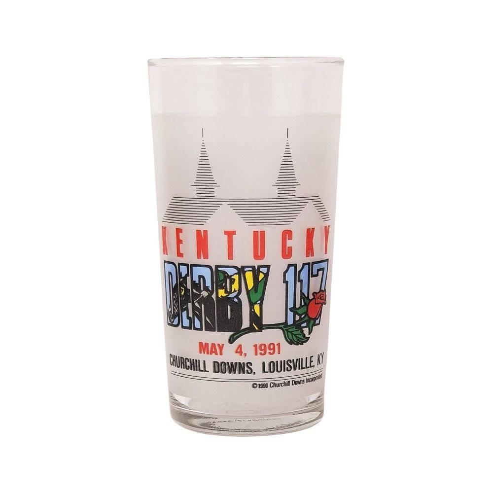 1991 Official 117th Kentucky Derby Mint Julep Glass - A Taste of Kentucky