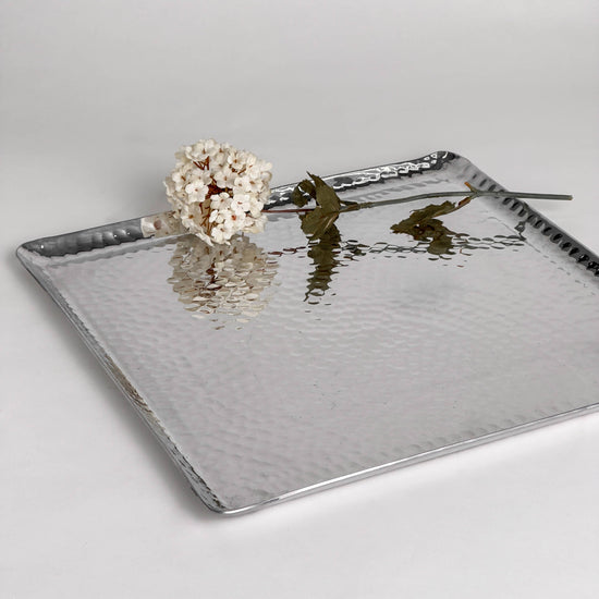 Hammered Square Tray - A Taste of Kentucky
