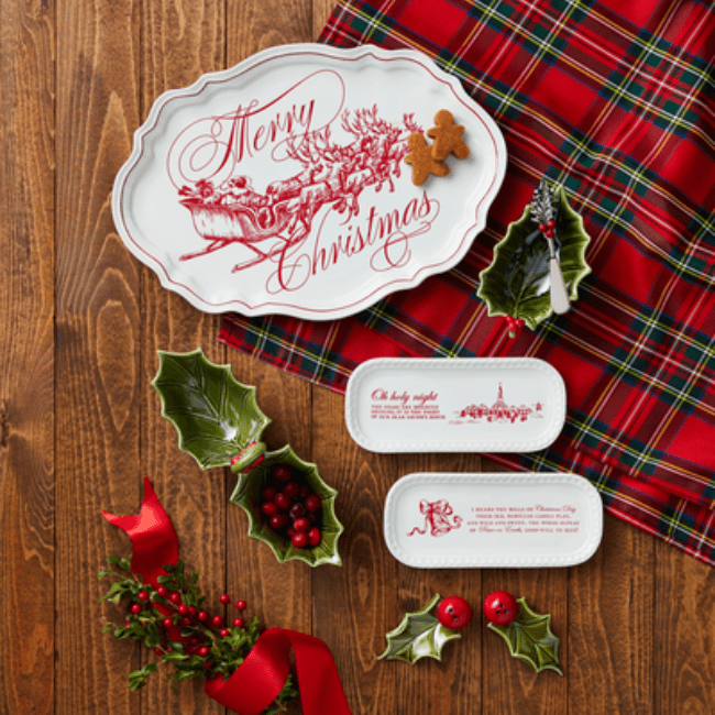 Merry Christmas Platter - A Taste of Kentucky