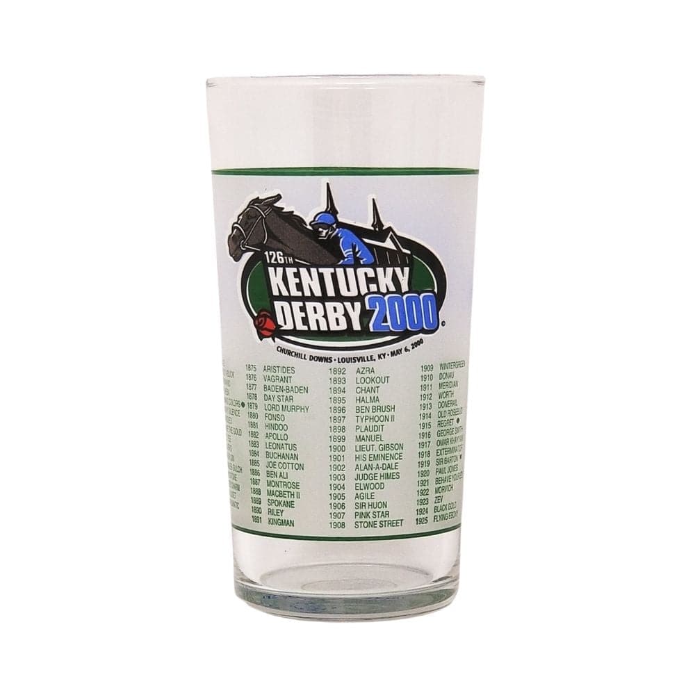 2000 Official 126th Kentucky Derby Mint Julep Glass