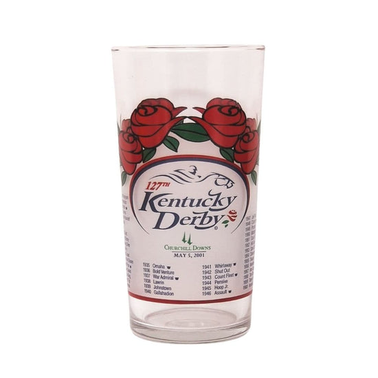 2001 Official 127th Kentucky Derby Mint Julep Glass