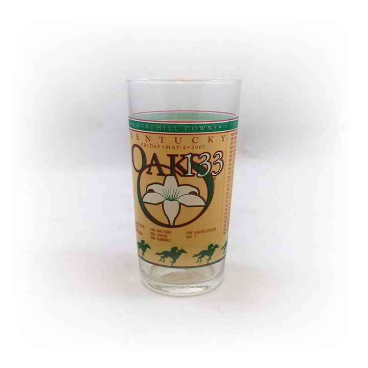 2007 Official 133rd Kentucky Oaks Glass - A Taste of Kentucky