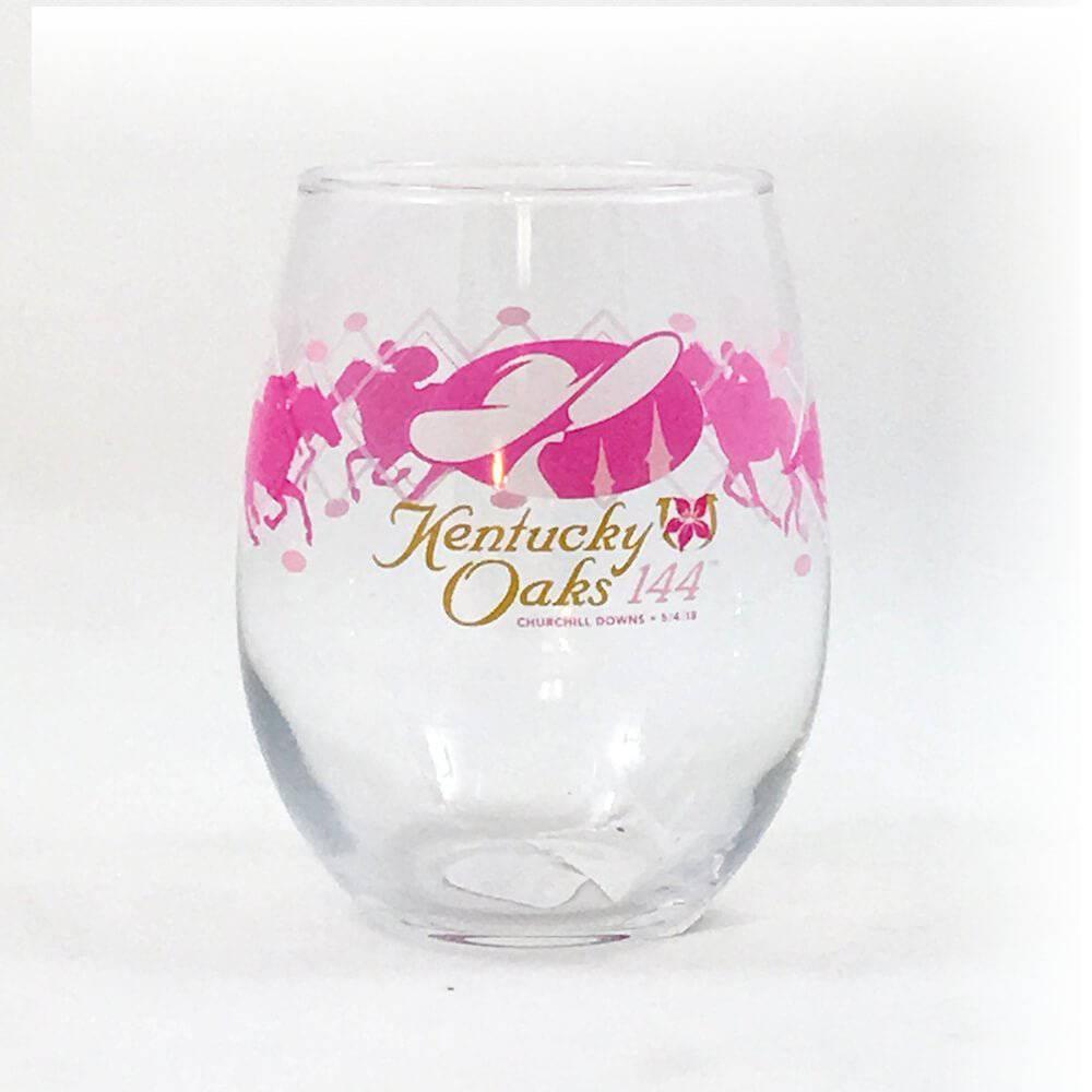 A Taste of Kentucky Kentucky Oaks Glass