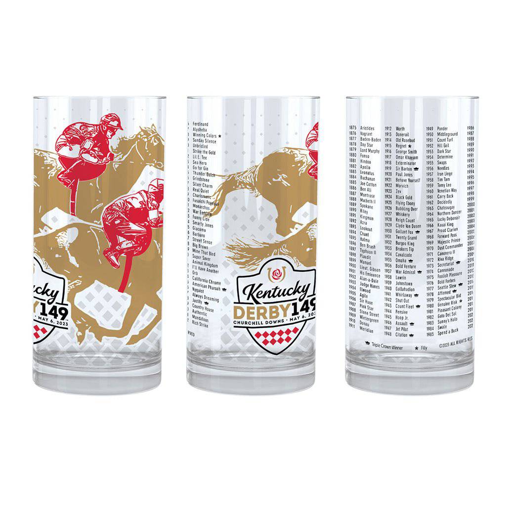 2023 Official 149th Julep Kentucky Derby Glass - A Taste of Kentucky