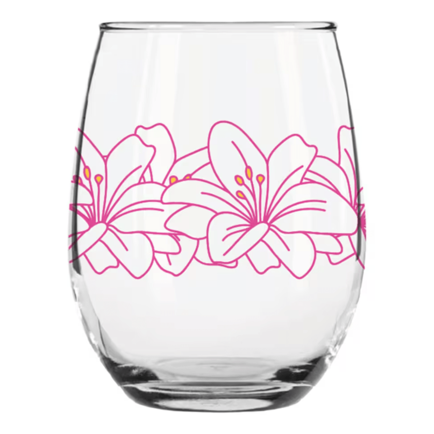 2024 Official 150th Kentucky Derby Oaks Stemless Wine Glass - A Taste of Kentucky