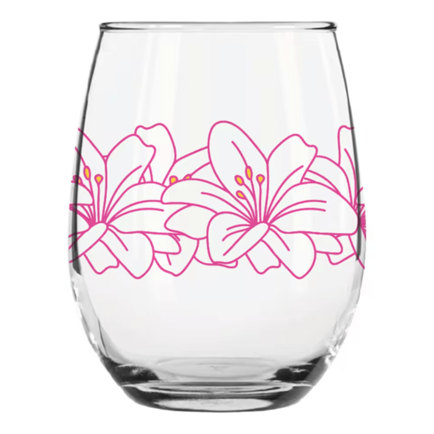 2024 Official 150th Kentucky Derby Oaks Stemless Wine Glass - A Taste of Kentucky