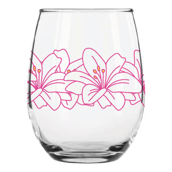 2024 Official 150th Kentucky Derby Oaks Stemless Wine Glass - A Taste of Kentucky