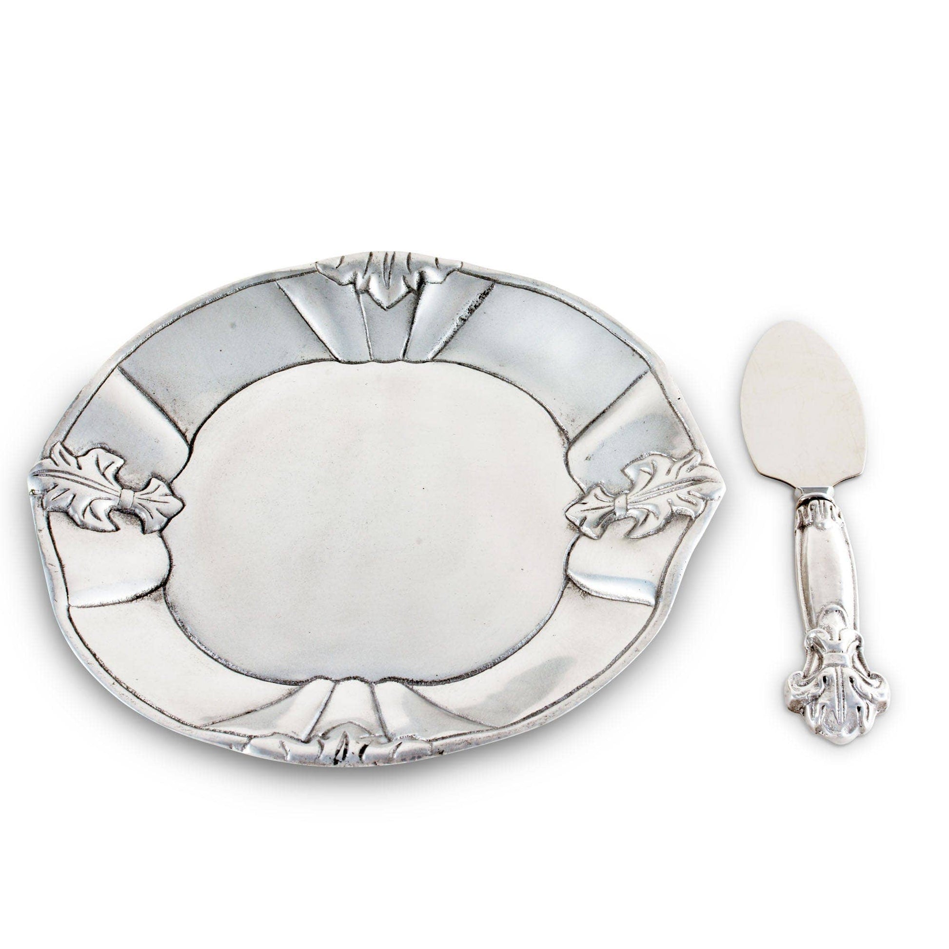 Fleur-De-Lis Plate with Server - A Taste of Kentucky