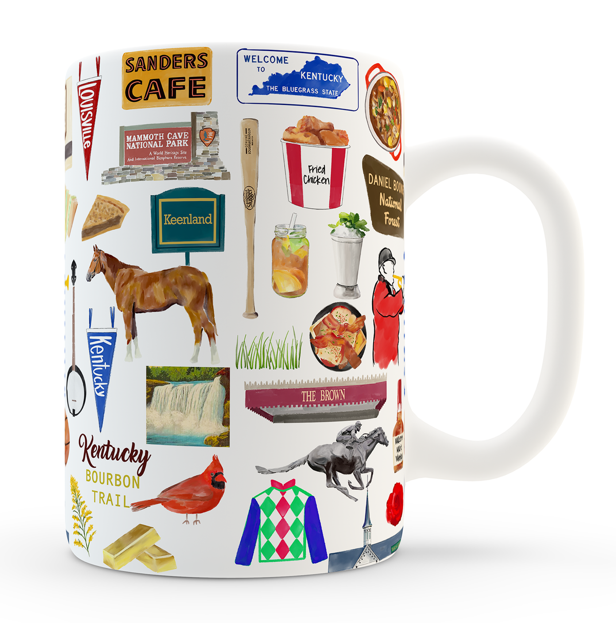 Kentucky Ceramic Mug - A Taste of Kentucky