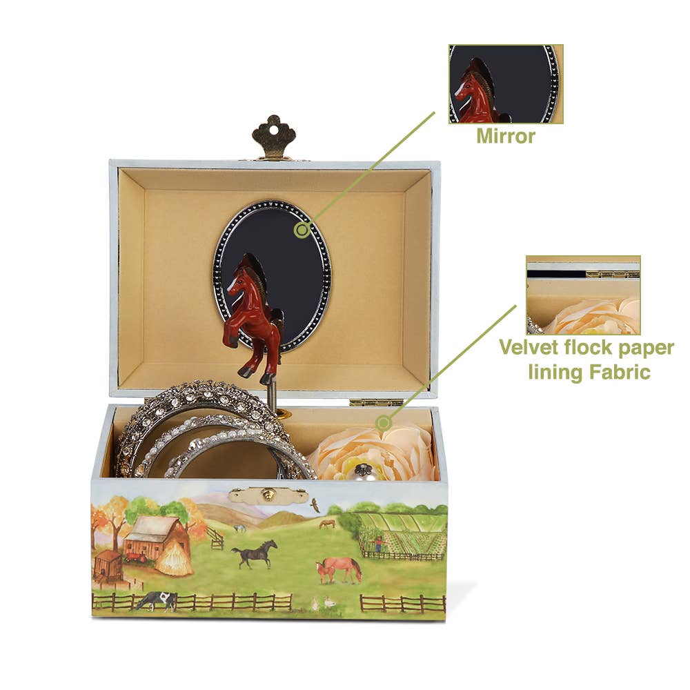 Country Horse Jewelry Box: Christmas 2025 Gift | Wholesale - A Taste of Kentucky